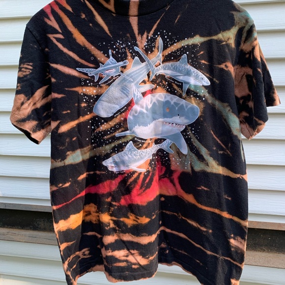 Shirts & Tops | Vintage Graphic Acid Wash Tie Dye T Shirt | Poshmark